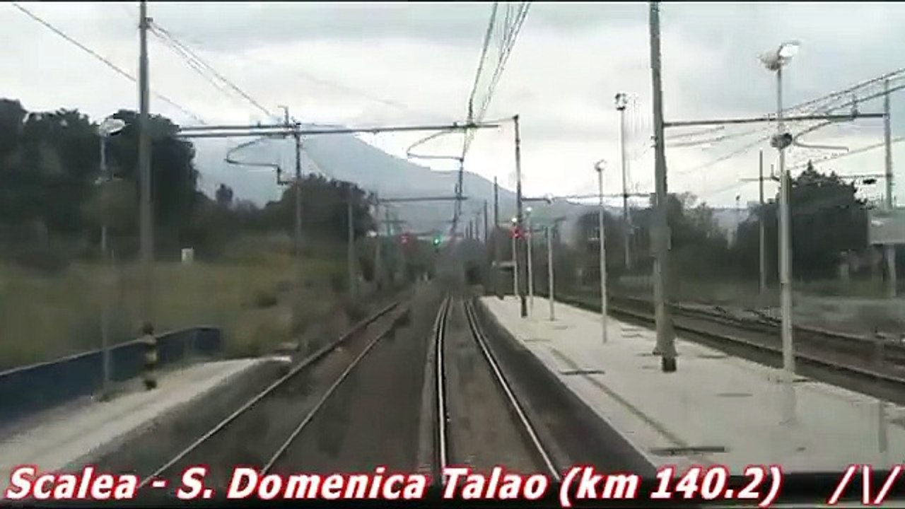 Linea Battipaglia - Paola 5° Tratto (dalla cabina)