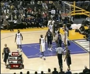 2005 Vince Carter Fights with Kobe Bryant and Then Dunks Sick Alley Oop