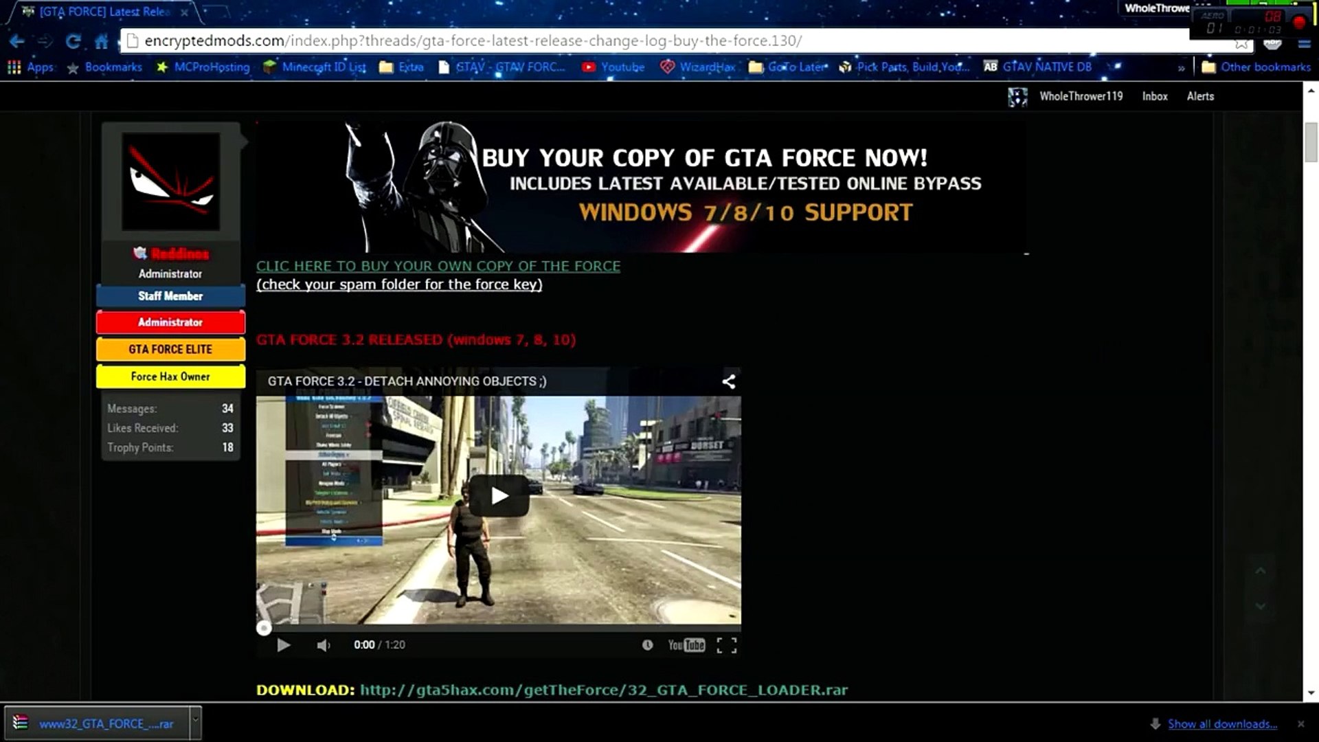 New Gta 5 Online Pc 1 28 Mod Menu Showcase Gta Force V3 2 Video Dailymotion