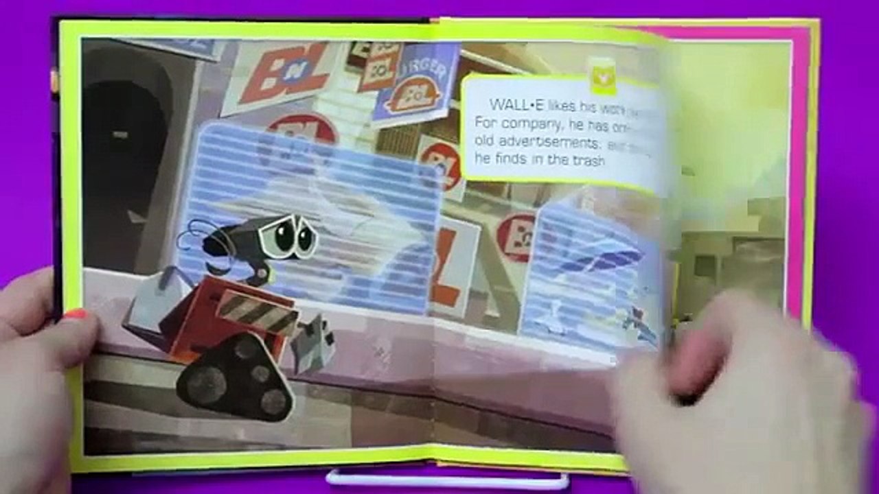 Wall-E, Disney Pixar Lets Read Kids TV Story Book Read Along Aloud