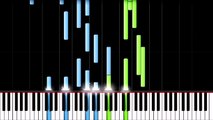 Ennio Morricone  - Le Vent Le Cri - 100%speed- Piano Tutorial(Synthesia)