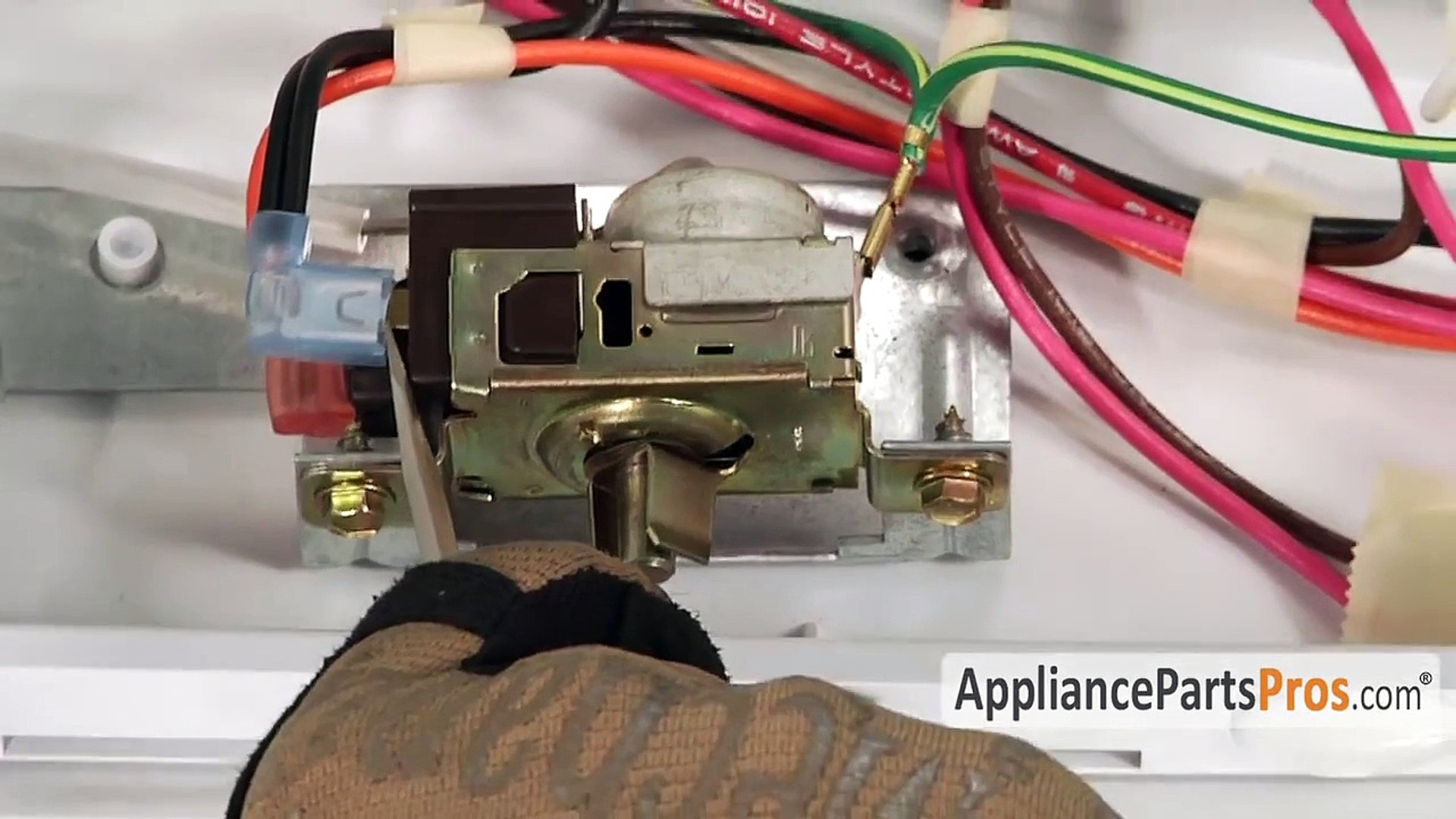 Refrigerator Thermostat (part #2198202)-How To Replace - video