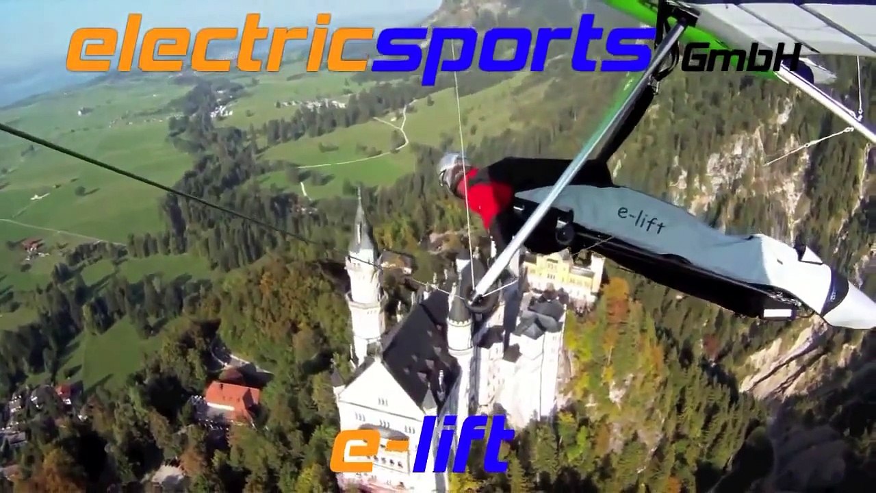 e-LIFT hang glider electric propulsion system from electricsports.