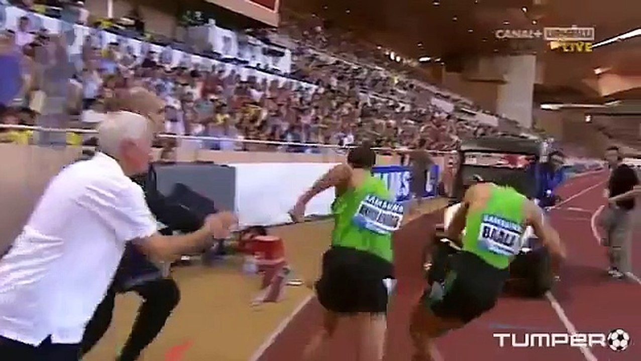 Mehdi Baala vs Mahiedine Mekhissi-Benabbad two French athletes Fight