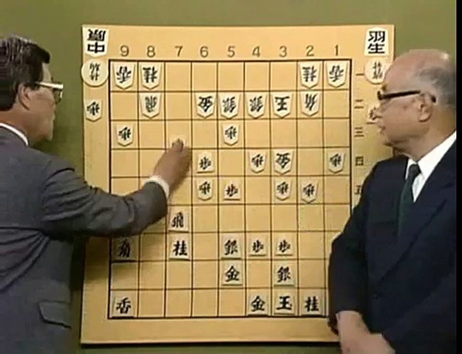 羽生善治 VS 中原誠（1989年）