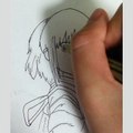 Spirited Away Chihiro with copic markers