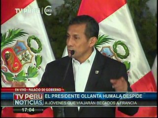 Ollanta Humala: "Este Gobierno pasará a la historia por la educación"