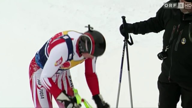 Markus Dürager - Sturz beim Abschlusstraining und Interview auf der Streif 21.01.2010