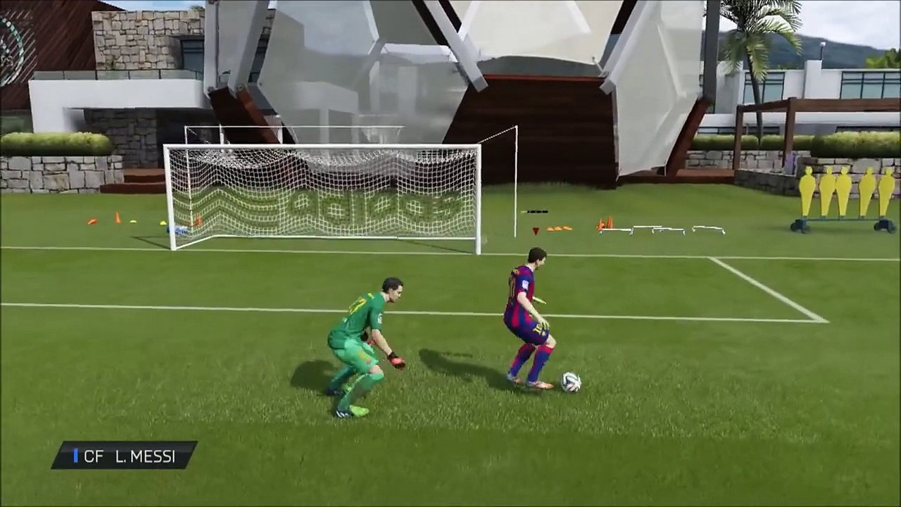 Fifa 15 Practice Arena Skill Goals and Long shots Compilation| Messi| #1