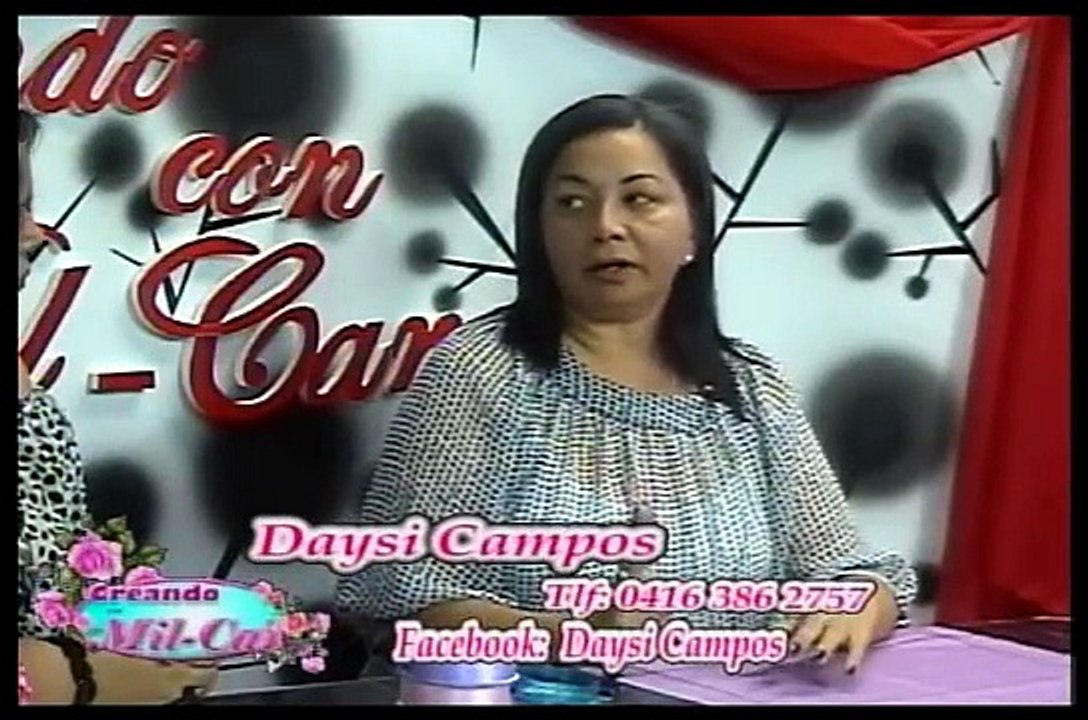 CREANDO CON MILCAR DAYSI CAMPOS TRENZADO EN TELA