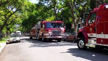 Fire & Police Buffing Action -- Beverly Hills FD, Beverly Hills PD, & LAFD [7-14-15]