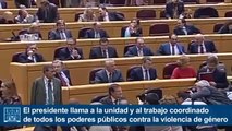 Rajoy llama a la unidad y al trabajo coordinado contra la violencia de género