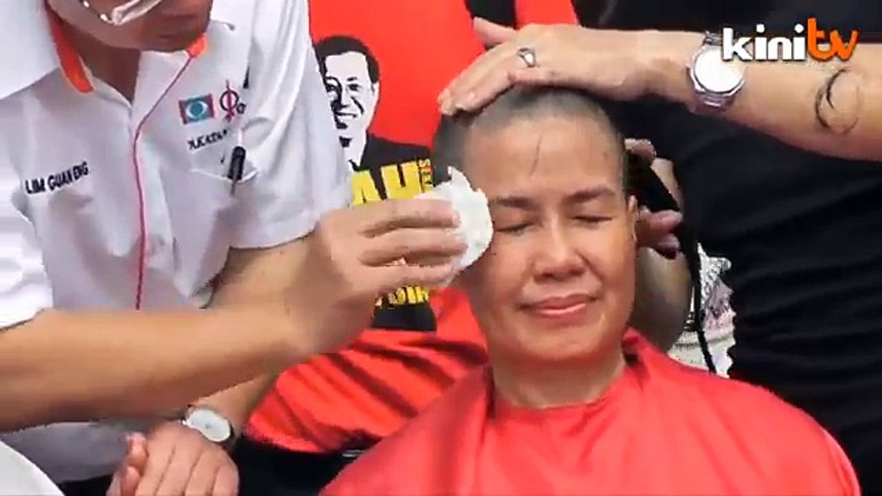 Over 100 Penangites go bald against money politics