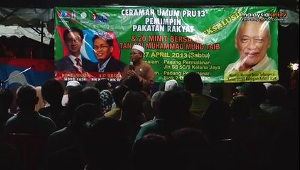 Ustaz Muhammad Ibrahim serenades Kelana Jaya