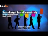 Live from Kelana Jaya Stadium: Suara Rakyat Suara Keramat rally