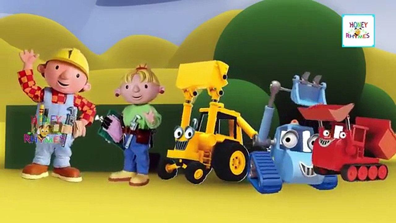 BOB THE BUILDER Cartoon Finger Family Songs | Cartoon Animation Nursery Rhymes For Children