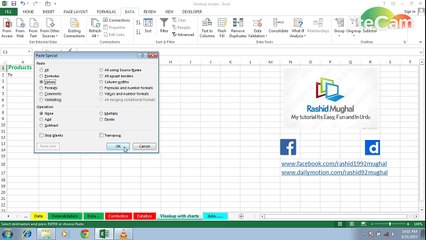How To Make A Simple Dash Board With Vlookup In Ms Excel