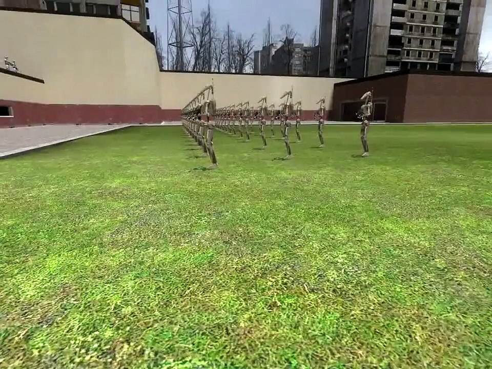 Gmod Star wars mod clone troopers vs droids