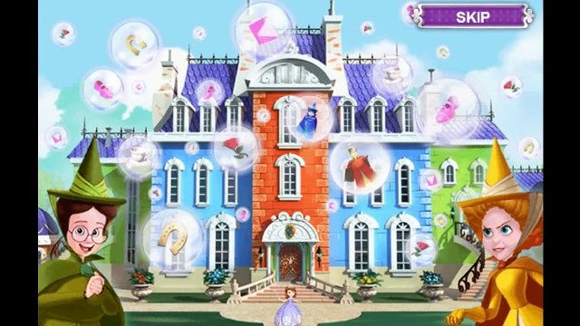 Disney Princess Sofia the First Royal Bubble Rescue Cute Baby Video Game