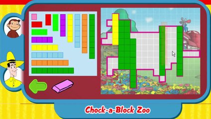 Curious George Chock A Block Zoo Cartoon Animation PBS Kids Game Play Walkthrough