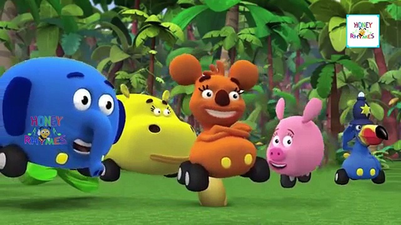 JUNGLE JUNCTION Finger Family | Cartoon Animation Nursery Rhymes For ...