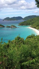 Beautiful beach in US, Virgin Islands
