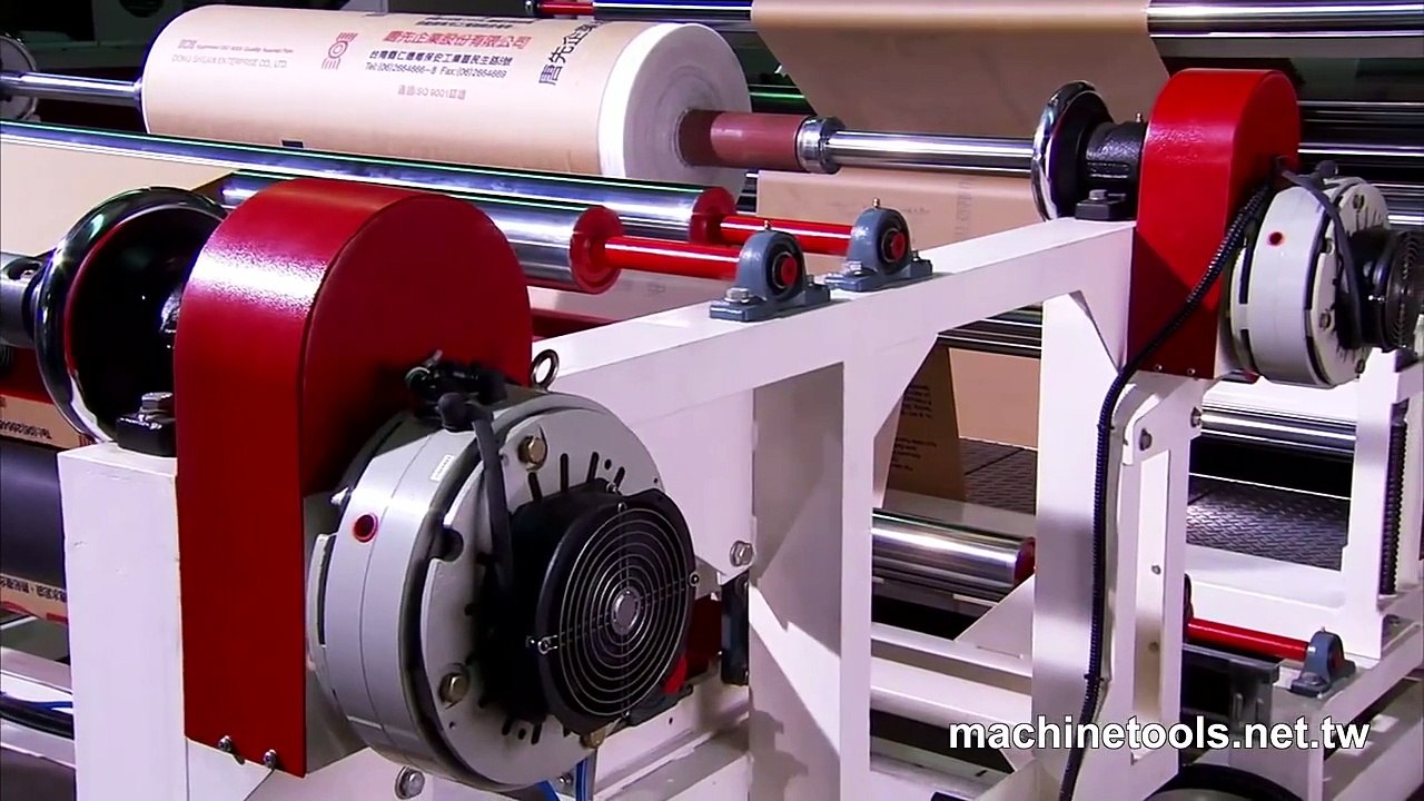 Laminating Machine - PP/PE Extrusion Coating Machine - HD Video produce by 聖僑資訊 S&J Corp