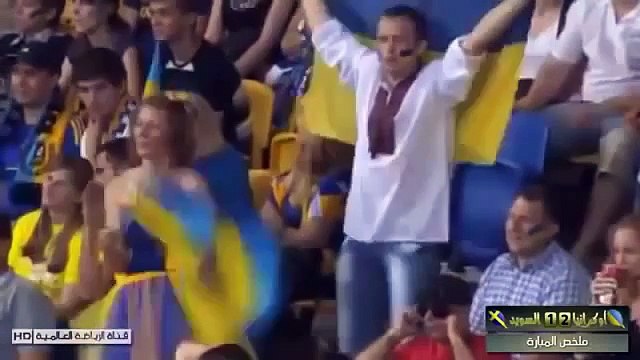 Украина - Швеция 2:1.Евро 2012