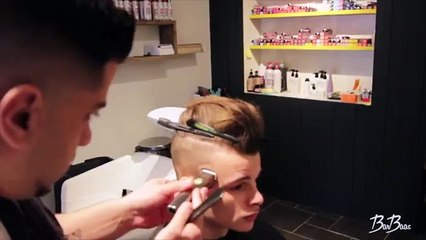 Pompadour: Rockabilly haircut (new style 2014) Barbaas