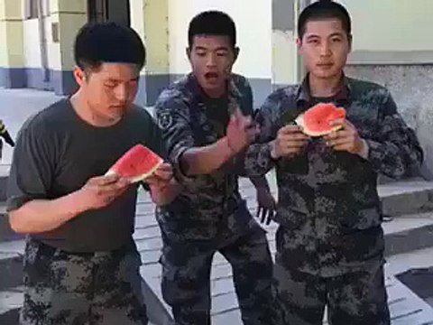 Fastest Watermelon Eater Chinese Army