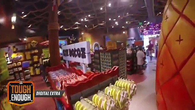 ZZ and the team tour Universal Studios WWE Tough Enough Digital Extra, August 16, 2015 On Fantastic Videos