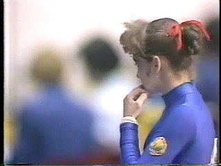 Ecaterina Szabo FX 1985 Universiade AA