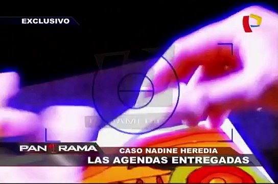 Caso Nadine Heredia: las agendas entregadas (1/2)