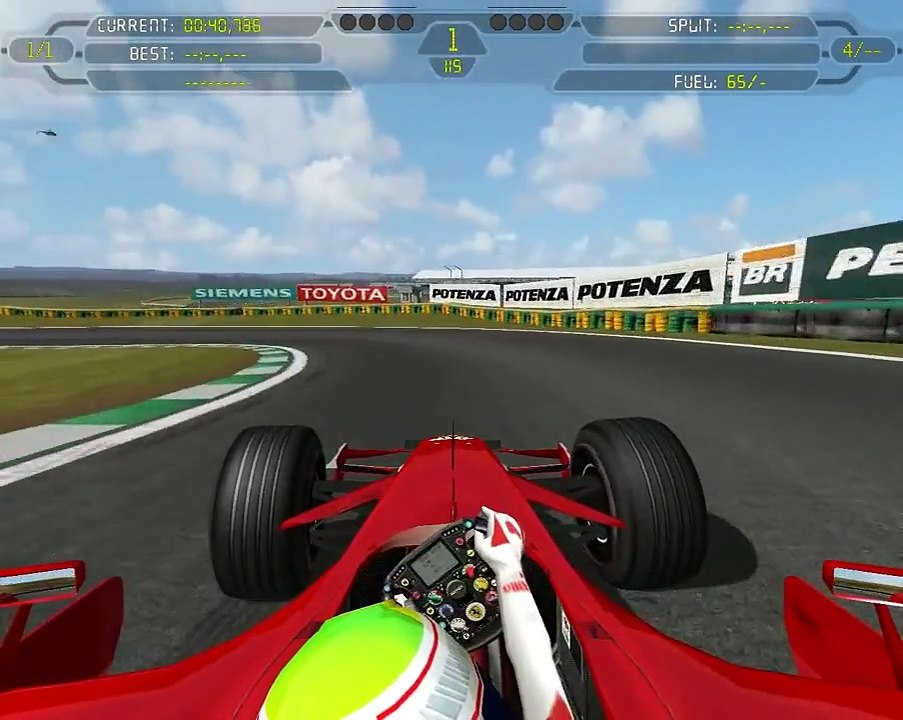 [F1 Challenge BG2008] 1:15,896 with a Massa's 2008 Ferrari in Interlagos, Brazil