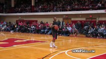 Vince Garrett Goes Between The Legs Off The Glass At Rutgers MidKnight Madness Dunk Contest!
