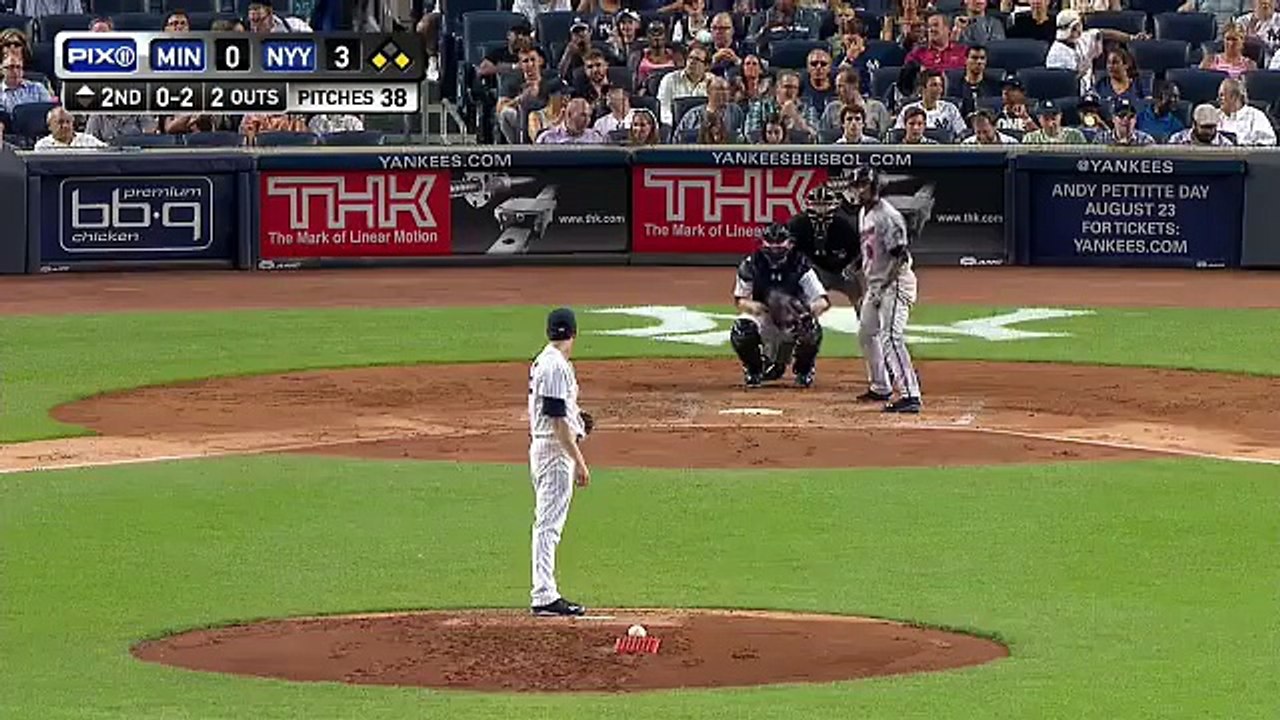Baseball: Bryan Mitchell prend la balle en pleine tête