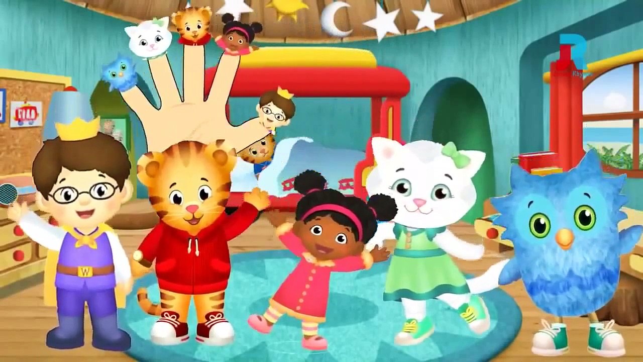 Daniel Tigers Neighborhood Finger Family Songs 2D Cartoon Animation