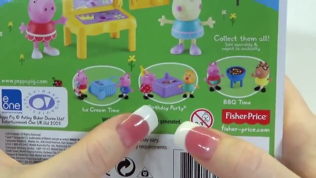 Peppa Pig Dance Recital with Peek N Surprise Table and Rebecca Rabbit Toy Unboxing
