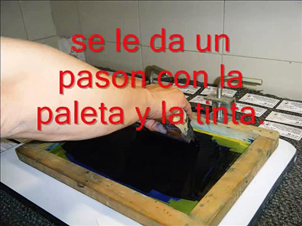 como hacer serigrafia tus propias tarjetas