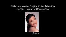 Regina Burger King's TVC iModels Holdings - Modeling Agency