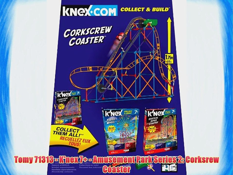 Tomy 71313 - K'nex 7  - Amusement Park Series 2: Corksrew Coaster