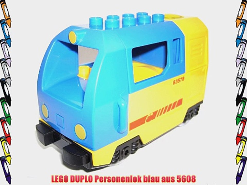 LEGO DUPLO Personenlok blau aus 5608