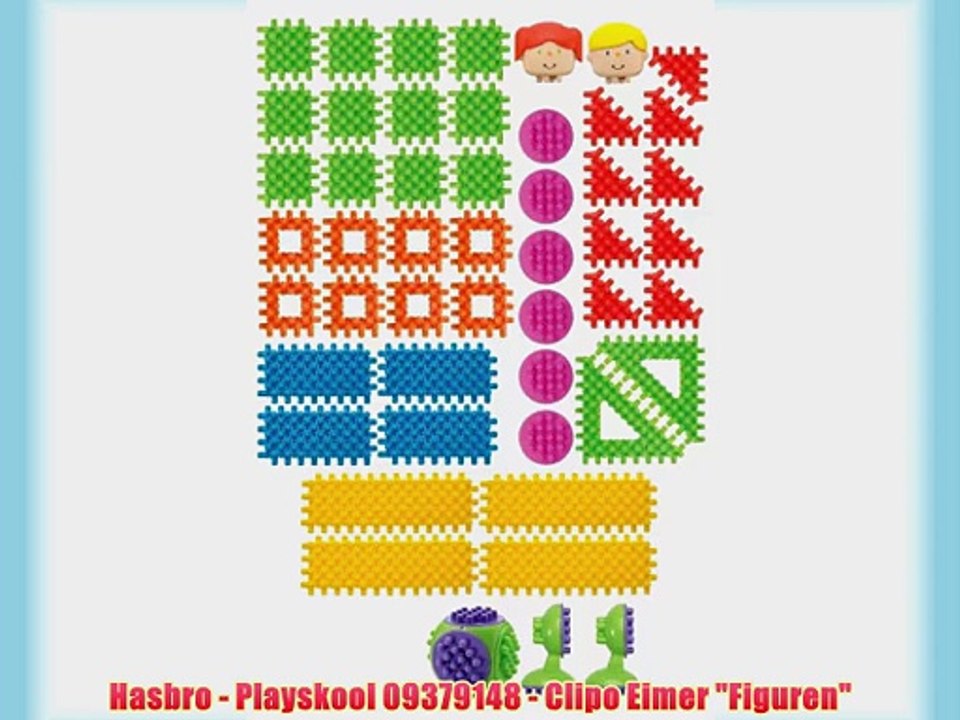 Hasbro - Playskool 09379148 - Clipo Eimer Figuren