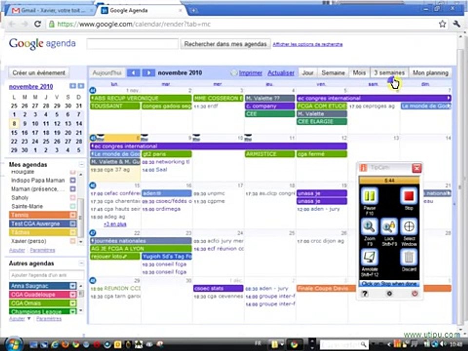Google Agenda (partie 1)