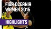 Opals v Tall Ferns - Game 2 Highlights - 2015 FIBA Oceania Womens Championship