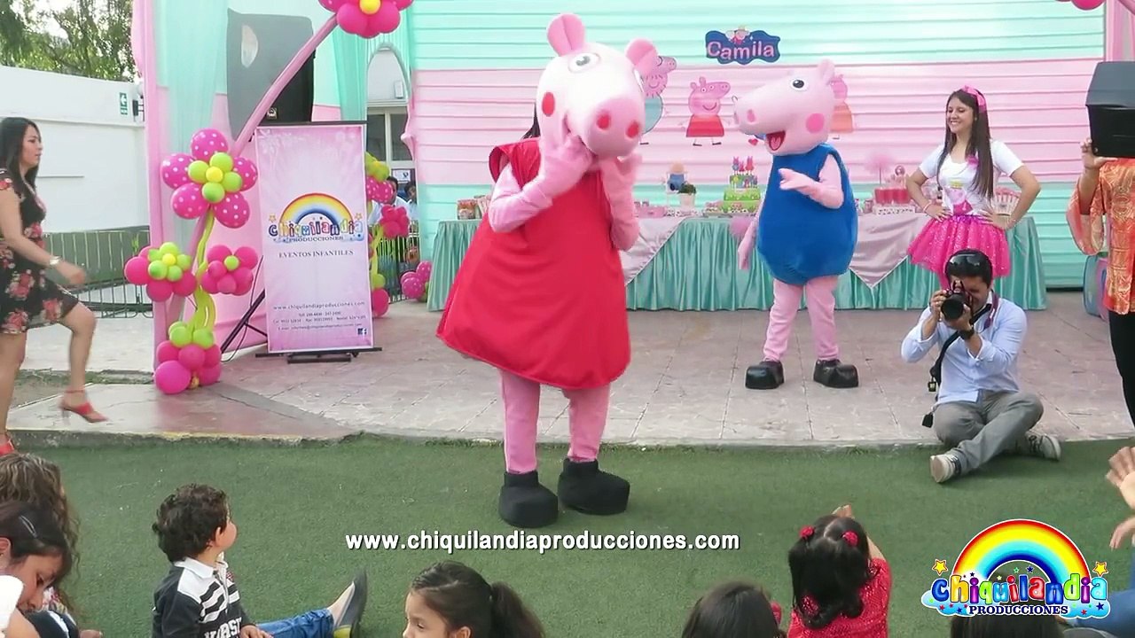 Show de Peppa Pig y George en Chiquilandia Producciones