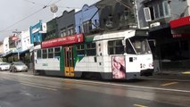Trains and trams at the Kooyong tram square - Metro Trains & Yarra Trams