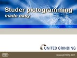 CNC Cylindrical Grinder - Studer CNC Cylindrical Grinder Programming via Pictogramming ID OD Thread