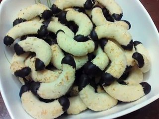 Gâteaux de l'Aïd : sablé à la poudre de noix de coco (dwida) حلويات العيد