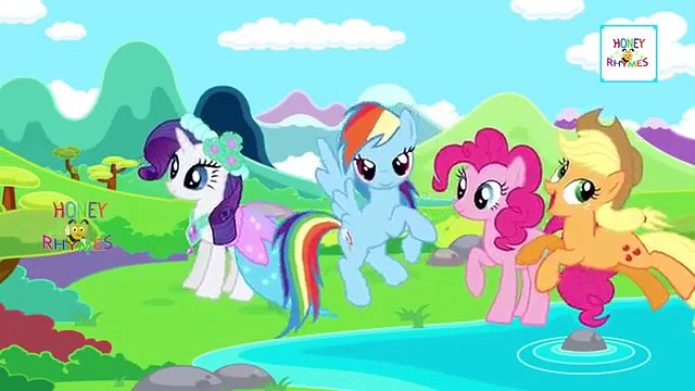 Cartoon My Little Pony and Sheriff Callie Wild West Finger Family Nursery Rhymes Collection for Kids